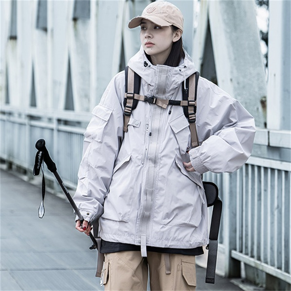 Vintage Windbreaker Nylon - Tactical Cargo Jackets Vintage Windbreaker Men