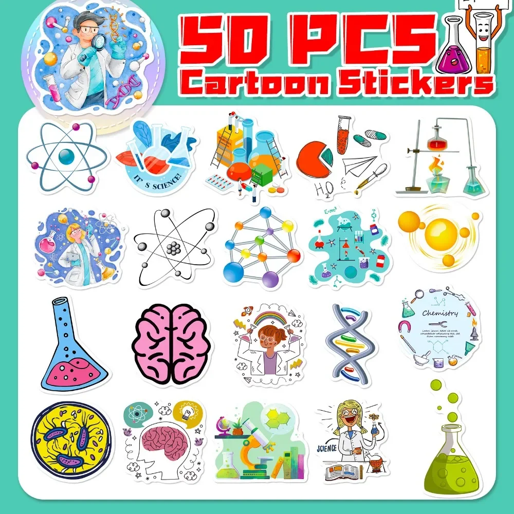 50PCS Cartoon Science Lab Stic - Vintage Fashion Toys avis et prix