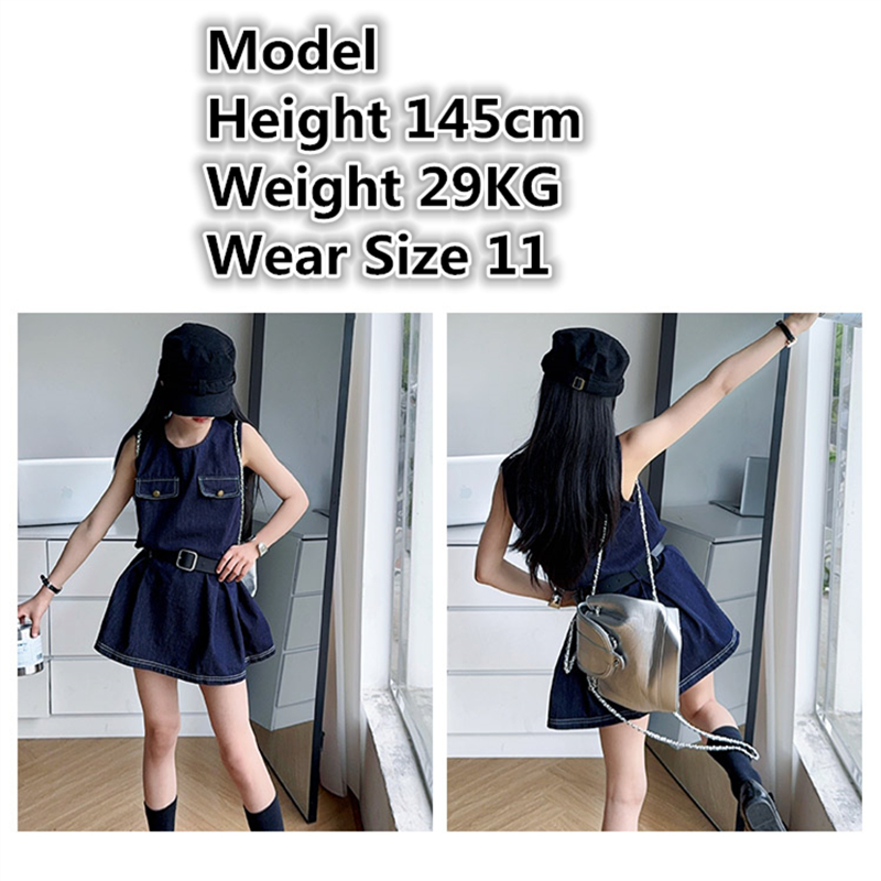 Stylish Kids Fashion Denim Bod - Vintage Fashion Streetwear avis et prix