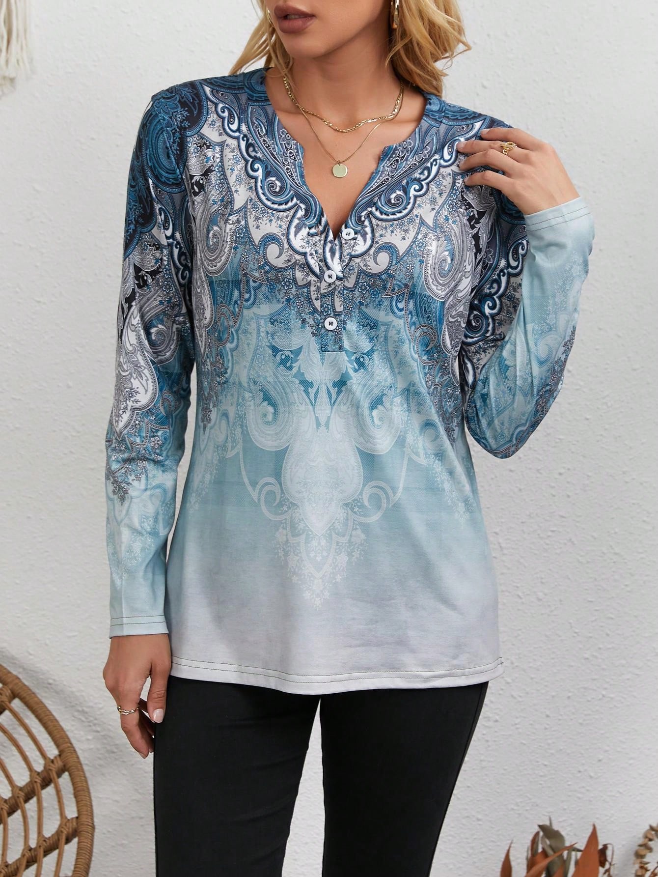 Women's Ethnic-Style Top: Vint - Vintage Fashion Shop avis et prix