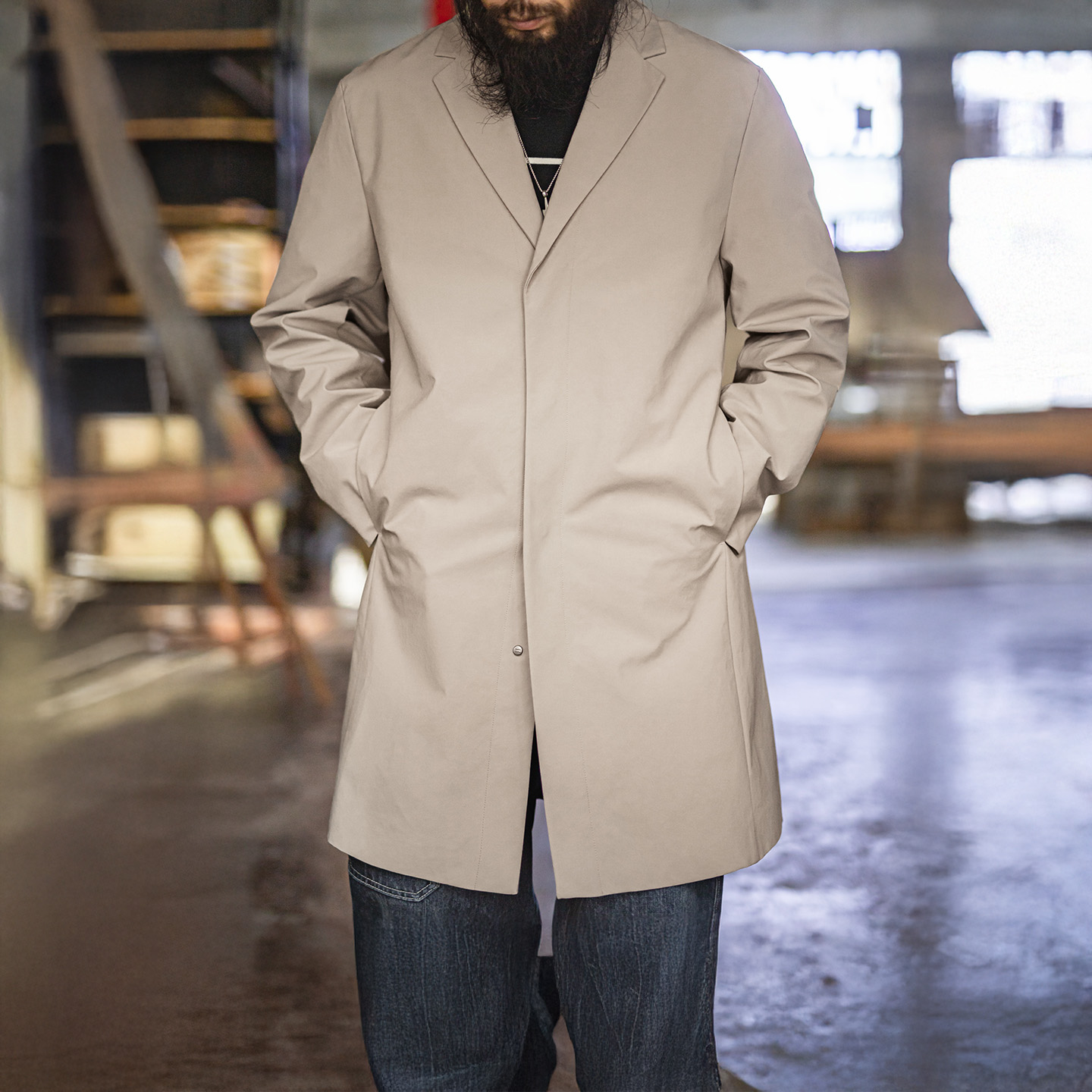 Maden Men’s Trench Coat Britis - Vintage Windbreaker Nylon avis et prix