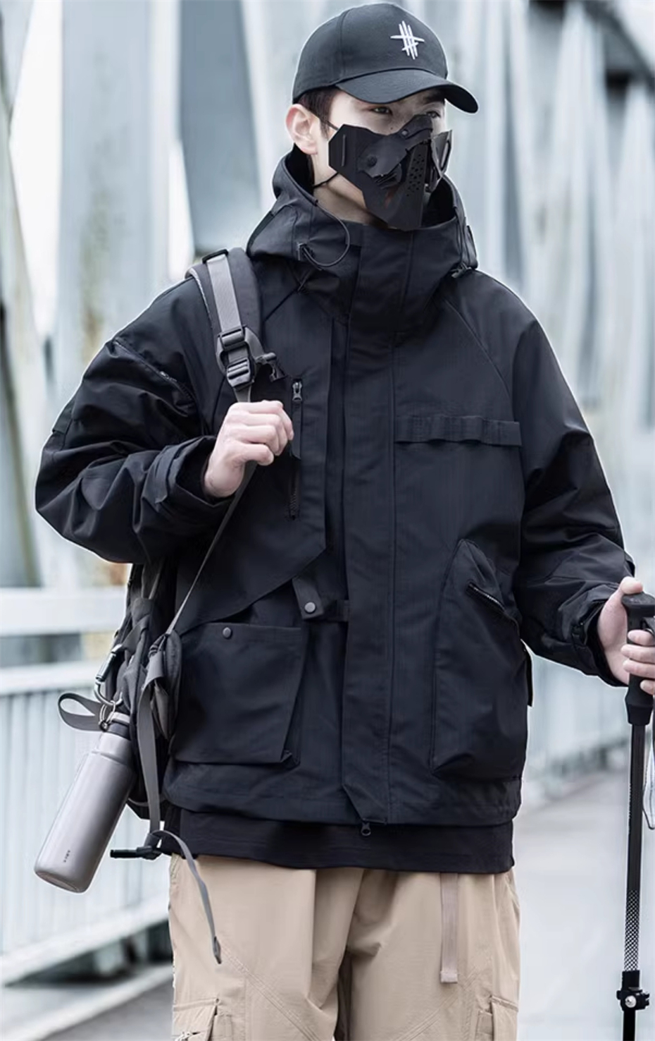 Tactical Cargo Jackets Vintage - Vintage Windbreaker Nylon avis et prix