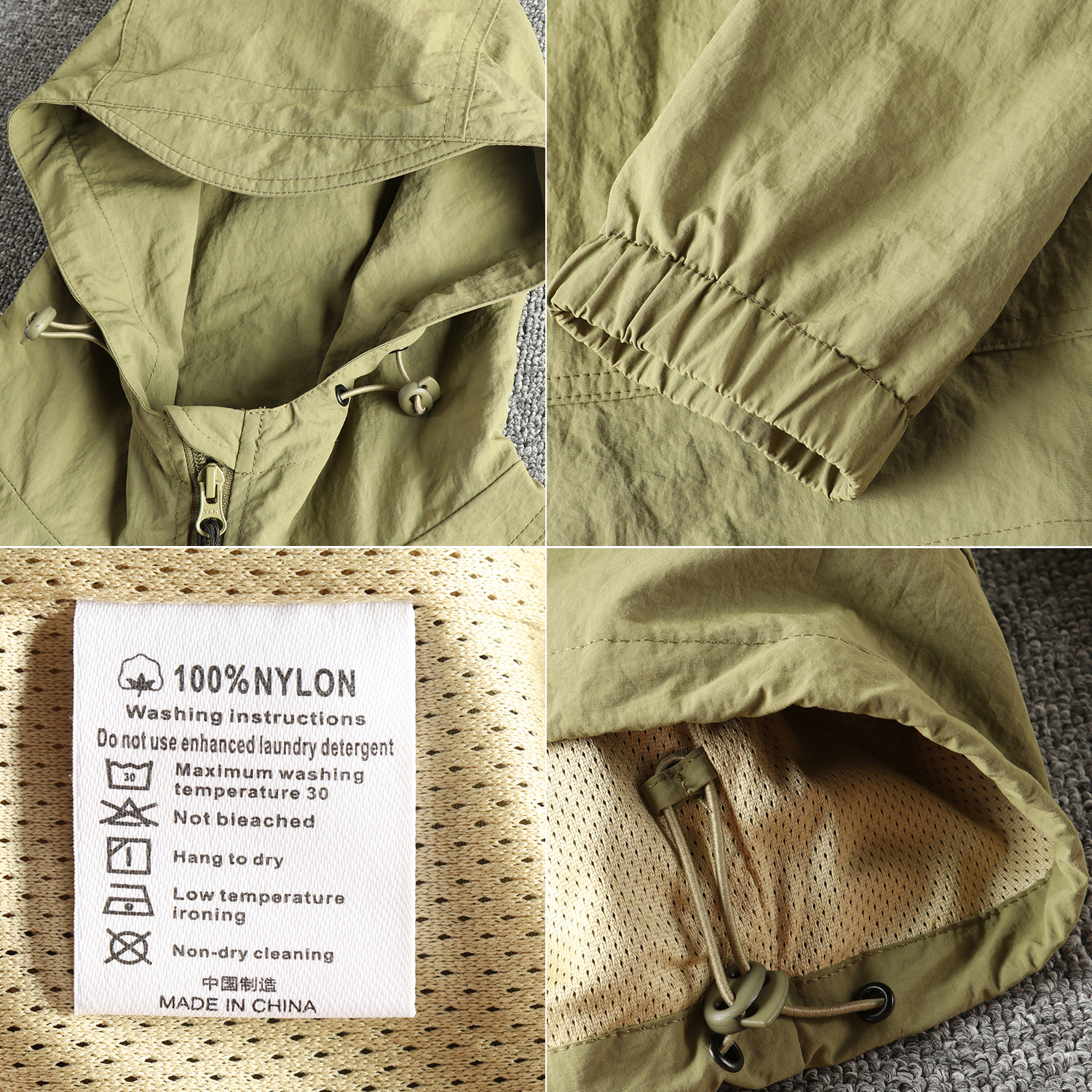 2025 Autumn New Japanese Vinta - Vintage Windbreaker Nylon avis et prix