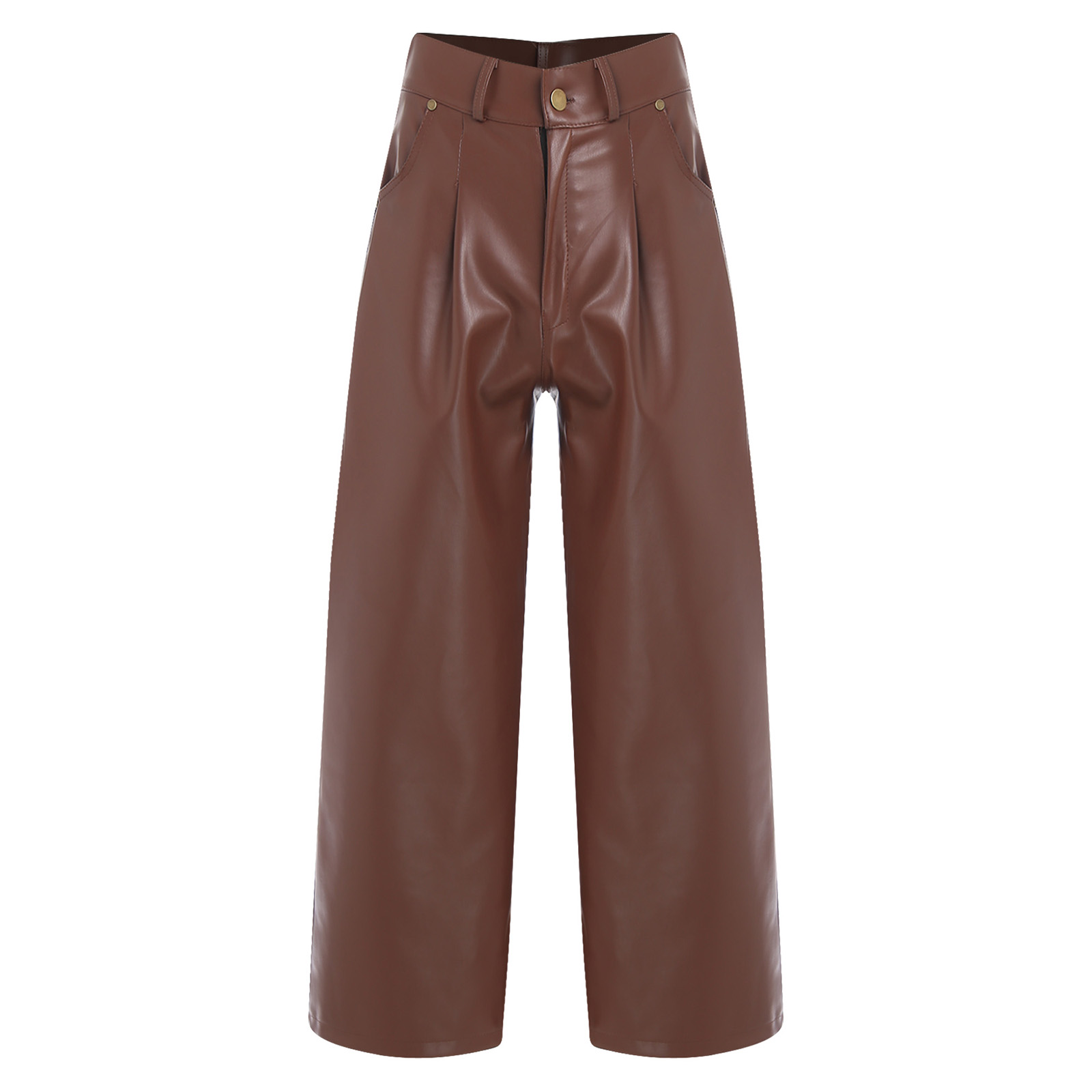 Mens Fashionable Matte Faux Le - Vintage Fashion Club avis et prix