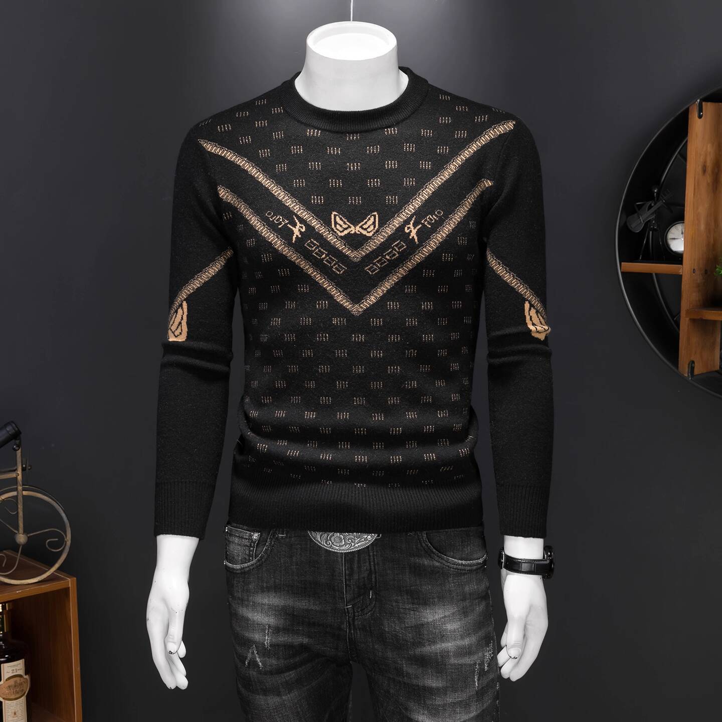 Vintage Fashion Sweater Men Wi - Vintage Fashion Club avis et prix