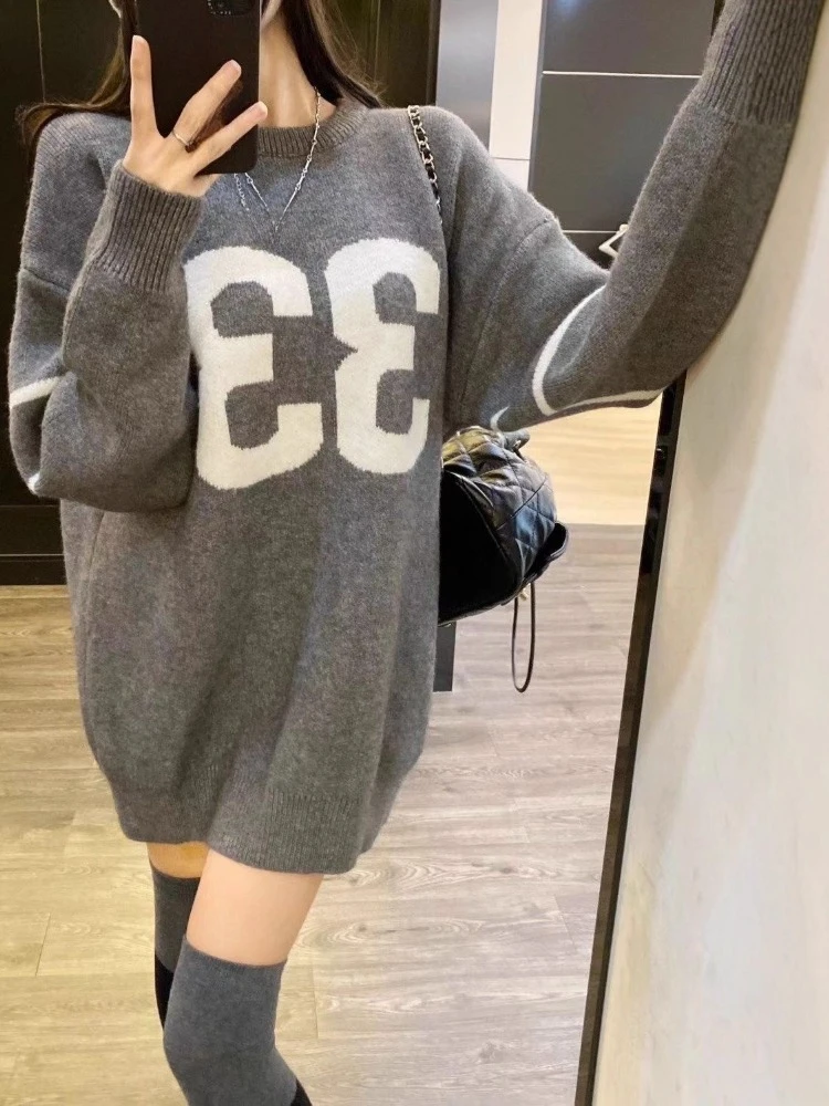 Y2K Vintage Knitted Sweater Wo - Vintage Fashion Streetwear avis et prix