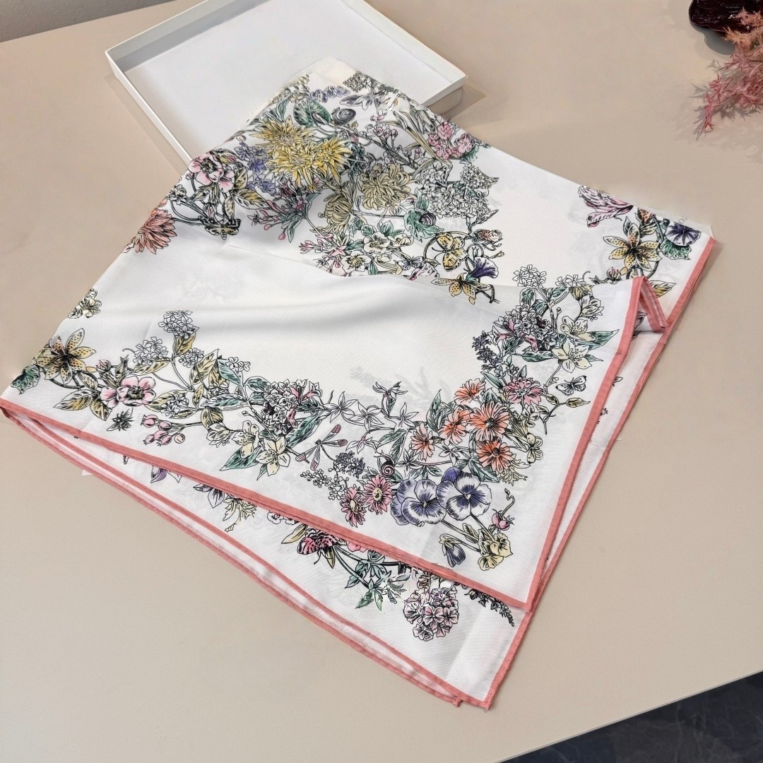 Luxury Designer Silk Scarf Wom - Vintage Fashion Shop avis et prix