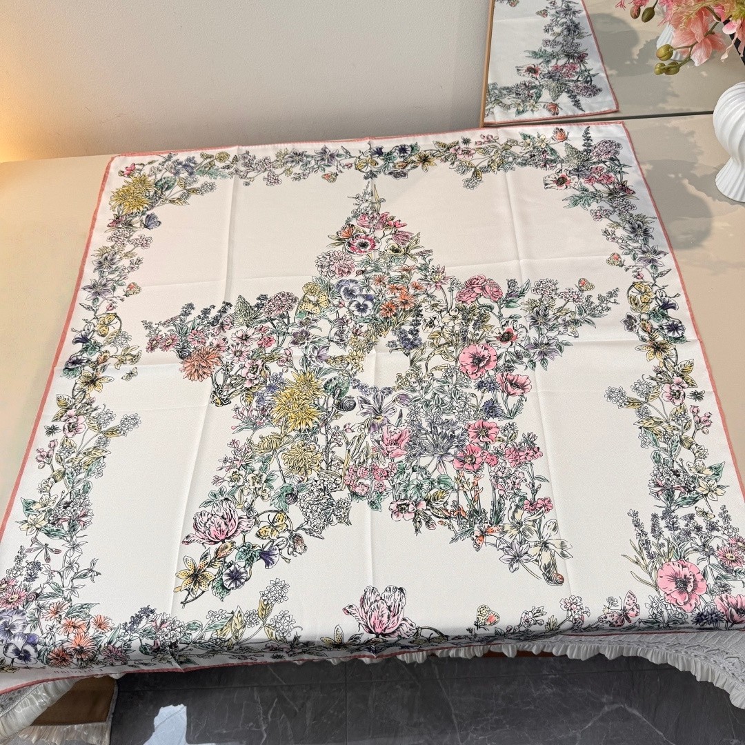 Luxury Designer Silk Scarf Wom - Vintage Fashion Shop avis et prix