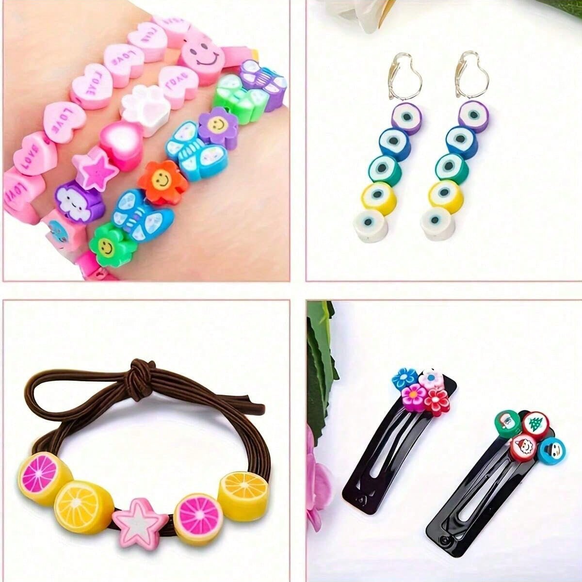 1450/1200/250pcs Polymer Clay  - Vintage Fashion Necklace avis et prix