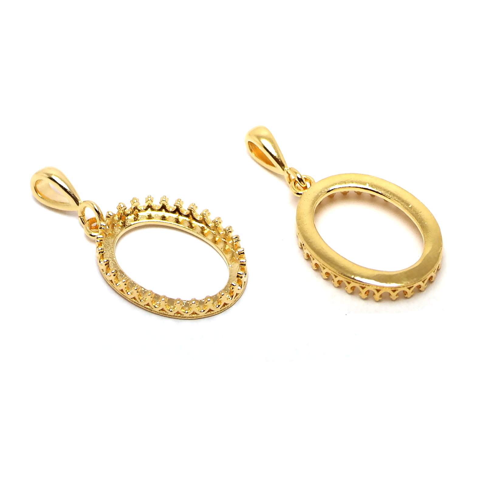 2pcs Crown Drop Necklace Charm - Vintage Fashion Necklace avis et prix