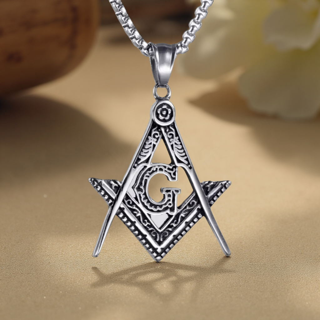 New Ag Freemasonry Pendant Nec - Vintage Fashion Stuff avis et prix