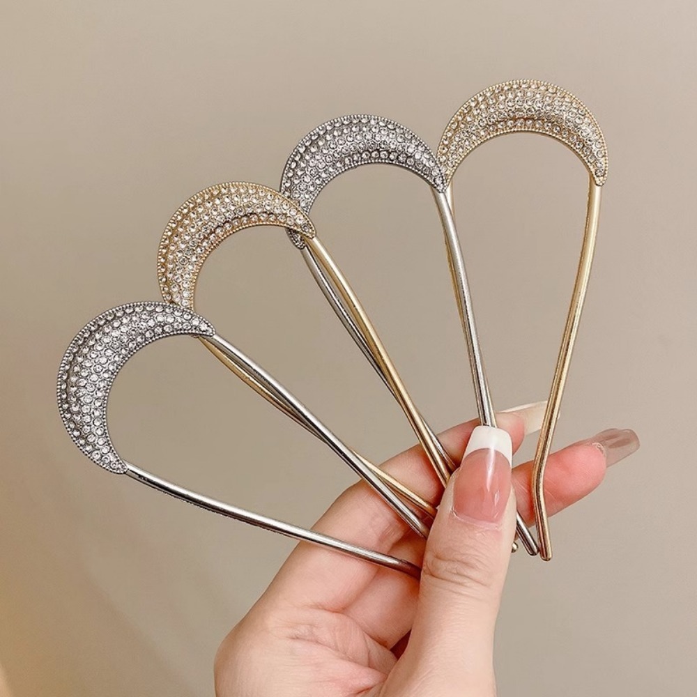1/2pcs U-Shaped Crystal Hairpi - Vintage Fashion Shop avis et prix