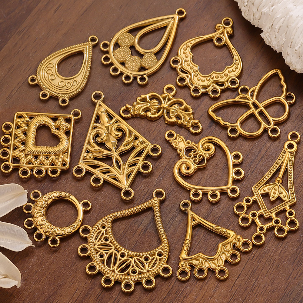 5pcs Stainless Steel Earring C - Vintage Fashion Necklace avis et prix