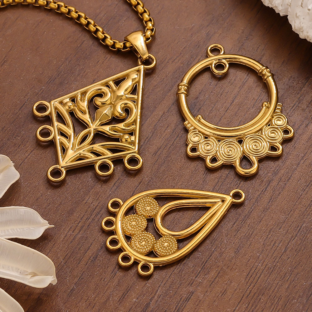 5pcs Stainless Steel Earring C - Vintage Fashion Necklace avis et prix