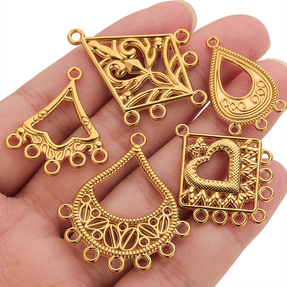 5pcs Stainless Steel Earring C - Vintage Fashion Necklace avis et prix