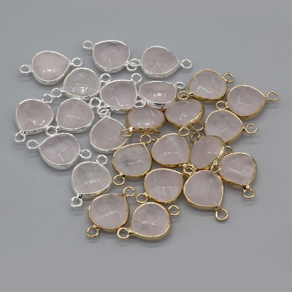 2pcs Natural Stone Connectors  - Vintage Fashion Necklace avis et prix