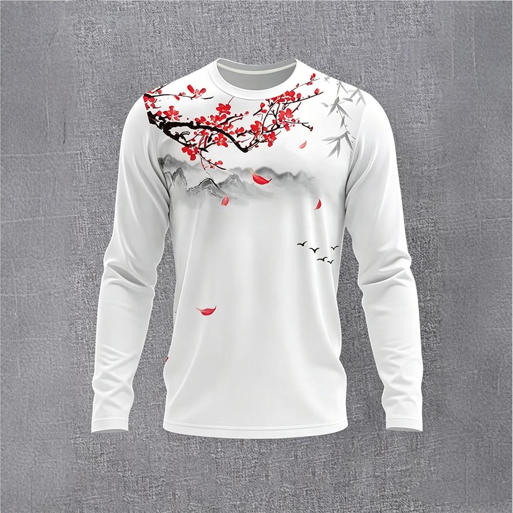 Chinese Style Ink Plum Blossom - Vintage Fashion Streetwear avis et prix