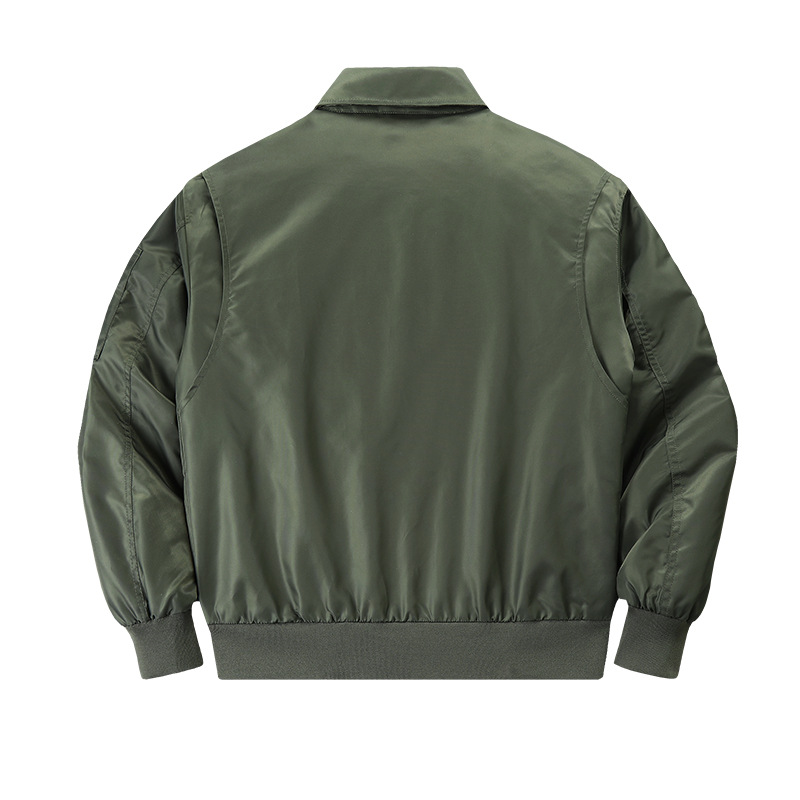 Military Pilot Jacket Men Vint - Vintage Windbreaker Nylon avis et prix