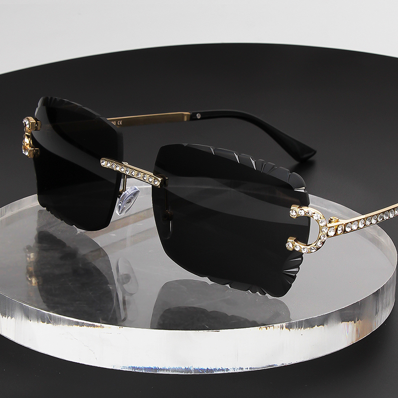 Fashion Rimless Square Sunglas - Vintage Fashion Brands avis et prix