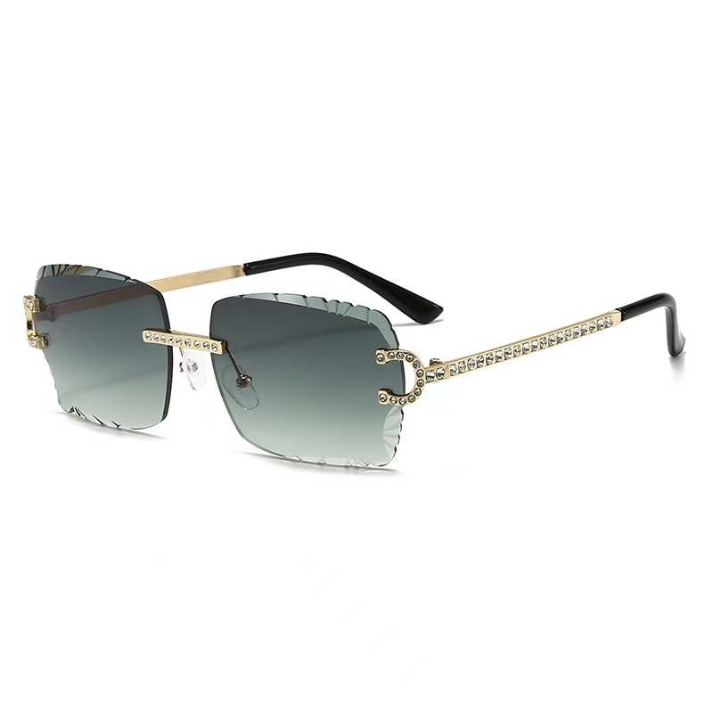 Fashion Rimless Square Sunglas - Vintage Fashion Brands avis et prix
