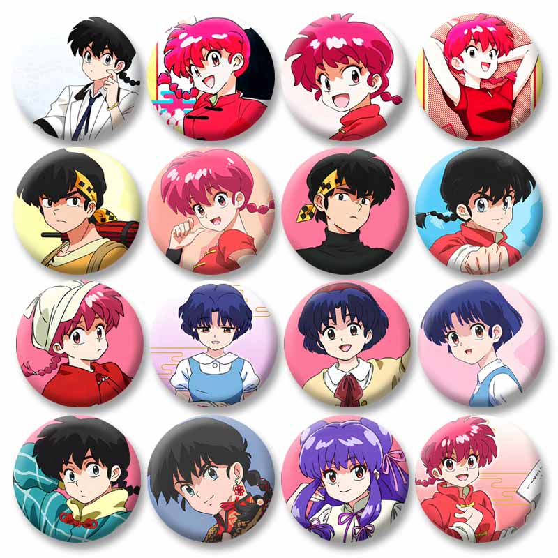 Vintage Anime Ranma ½ Button B - Vintage Fashion Toys avis et prix