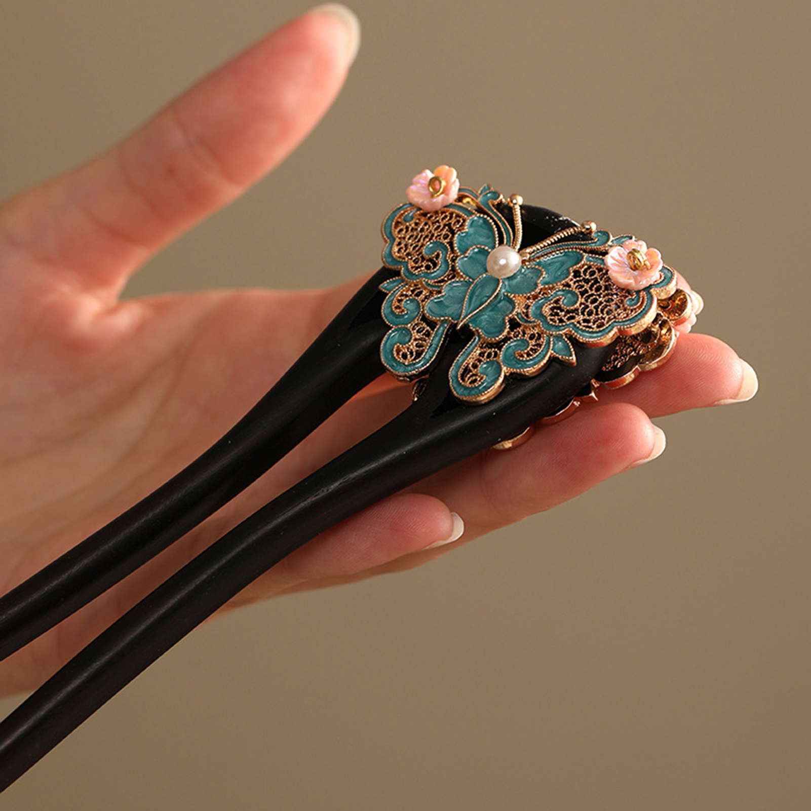 U Shape Chinese Style Hairpin  - Vintage Fashion Shop avis et prix