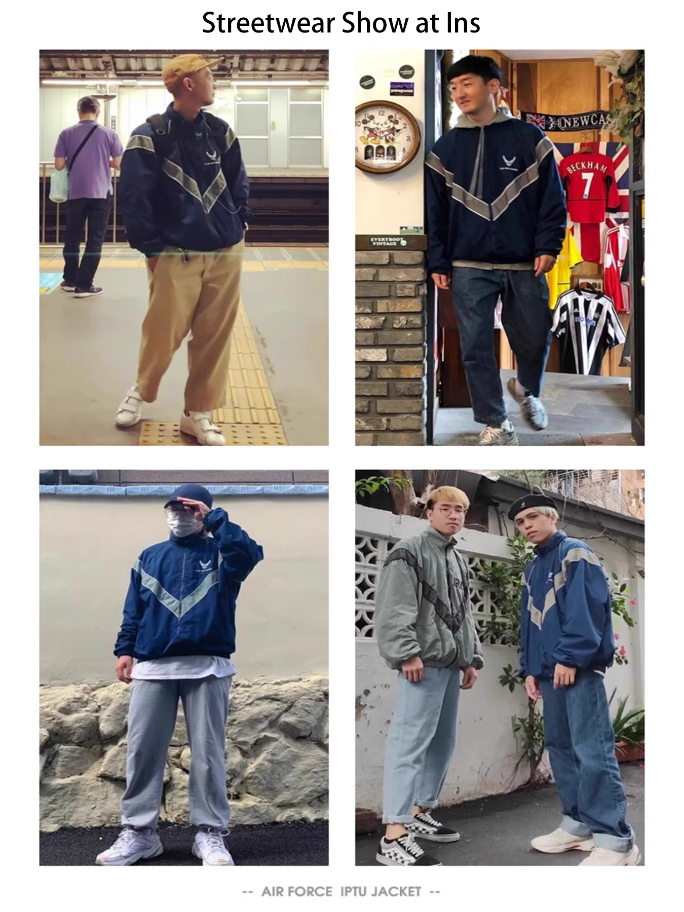 Vintage US Air Force IPTU Jack - Vintage Windbreaker Nylon avis et prix