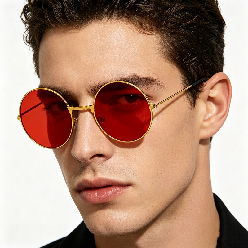 Classic Vintage Round Frame Su - Vintage Fashion Brands avis et prix