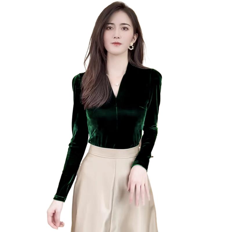 Fashion elegant V-neck long sl - Vintage Fashion Streetwear avis et prix