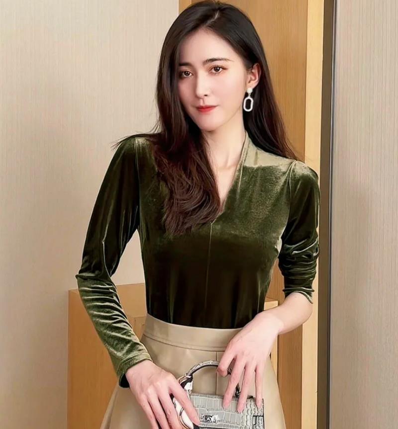 Fashion elegant V-neck long sl - Vintage Fashion Streetwear avis et prix