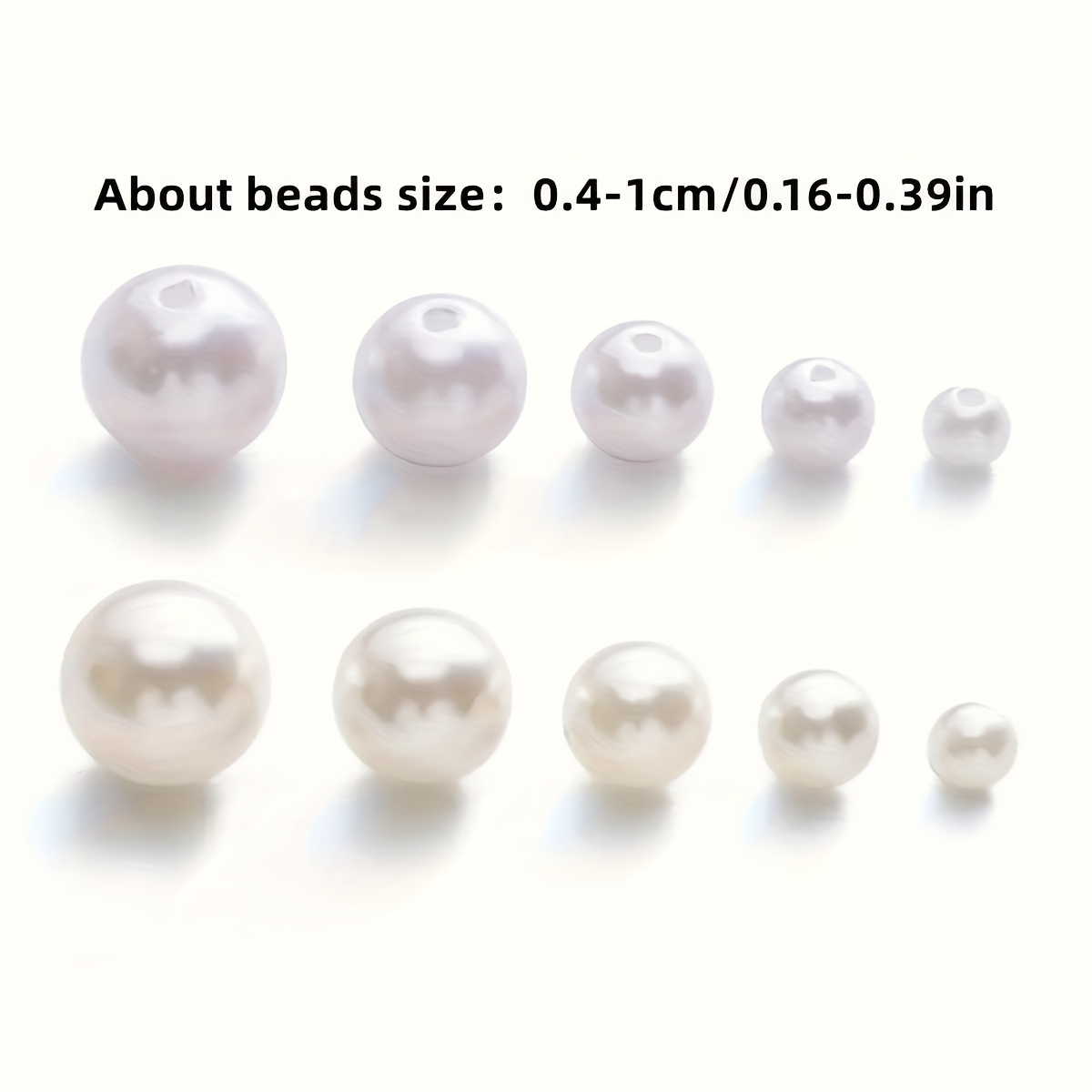 1388pcs 4/6/8/10mm  Black, whi - Vintage Fashion Necklace avis et prix