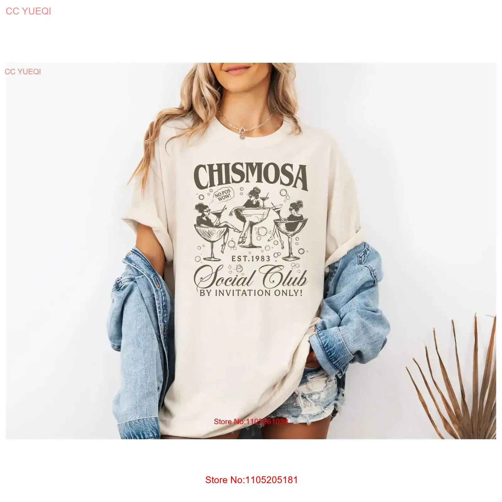 Chismosa Social Club T Shirt F - Vintage Fashion Club avis et prix