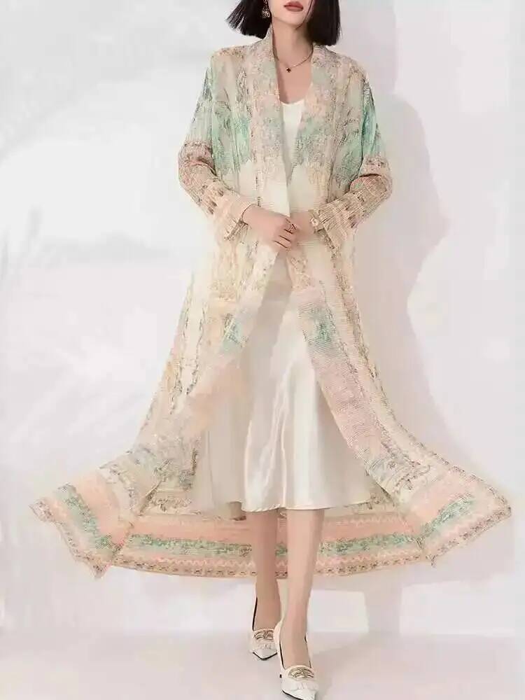 Cardigan Printed Pleated For W - Vintage Windbreaker Nylon avis et prix