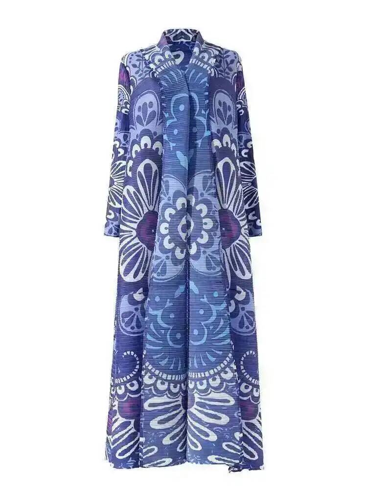 Cardigan Printed Pleated For W - Vintage Windbreaker Nylon avis et prix