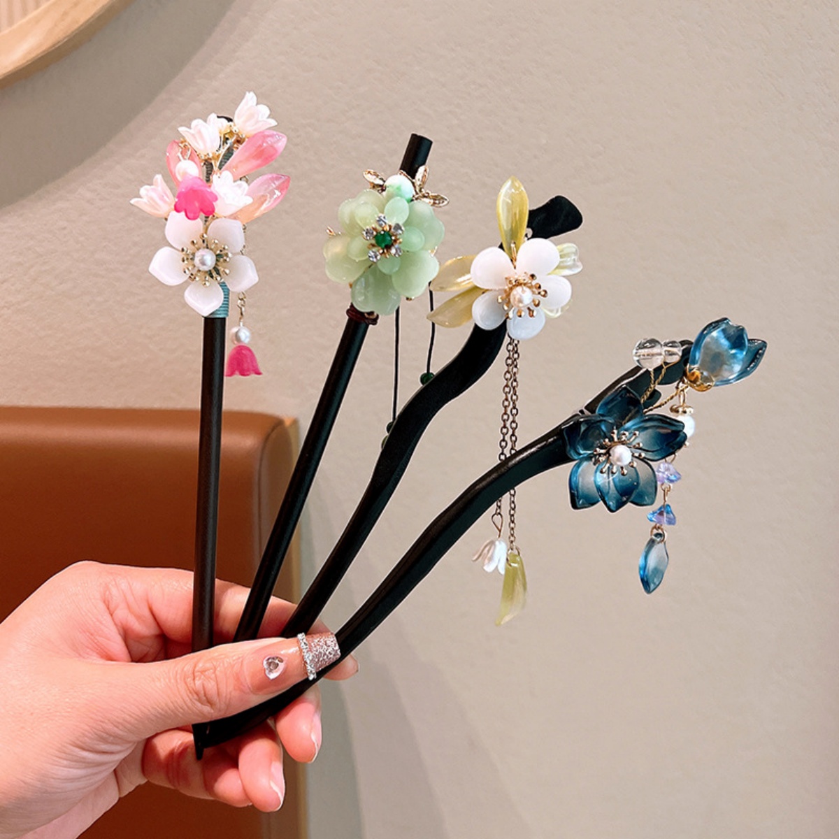 Exquisite Flower Tassel Wooden - Vintage Fashion Shop avis et prix