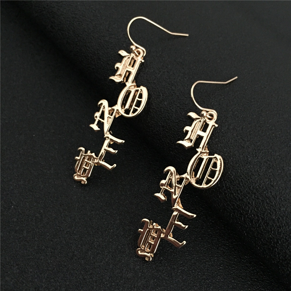 Super Unique Gold Color Gold E - Vintage Fashion Font avis et prix