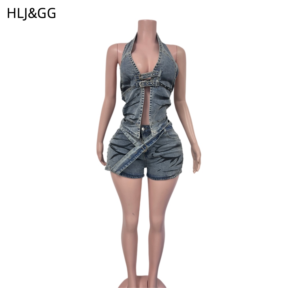 HLJ&GG Blue Vintage Denim Holl - Vintage Fashion Club avis et prix